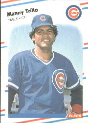 1988 Fleer Baseball Cards      436     Manny Trillo